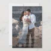 モダンな結婚式の写真 セーブザデート (正面)