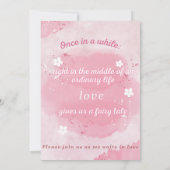 モダンな結婚式の招待状、ミニマルなウェディング 招待状 (裏面)