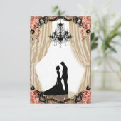 モダンな結婚式の招待状 招待状 (スタンド正面)