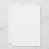モダンな結婚式の記念日フォトカード セーブザデート (裏面)
