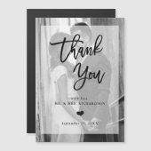 モダンな結婚式は上敷が付いている|の写真感謝していしています (正面/裏面)