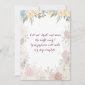 モダンな結婚式招待状 招待状 (裏面)