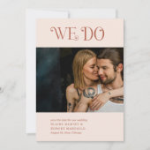 モダンな結婚式 Blaire セーブザデート (正面)