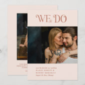 モダンな結婚式 Blaire セーブザデート (正面/裏面)