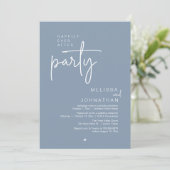 モダンな結婚披露宴 Happily Ever After Party 招待状 (スタンド正面)