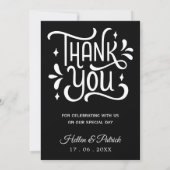 モダンな結婚記念日のハート写真コラージュ 招待状 (裏面)