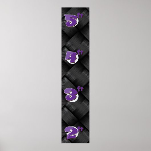 モダンな織りテクスチャ ポスター (正面)