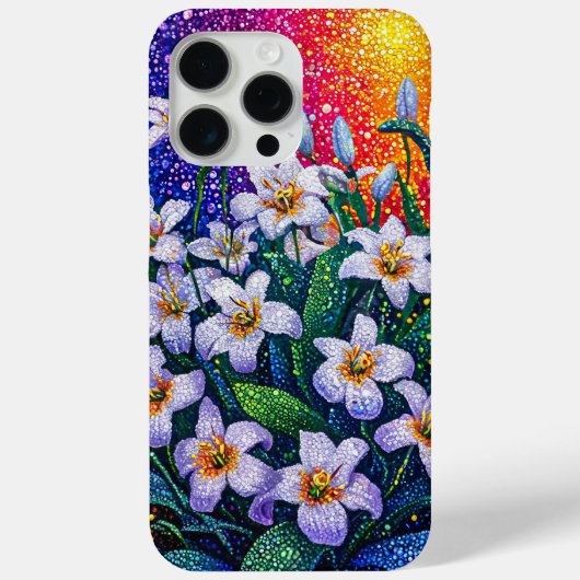 モダンな美意識の自然デザイン、カラフルな抽象 Case-Mate iPhoneケース (裏面)