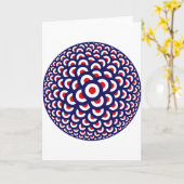 モダンな群れの挨拶状 カード (黄色い花)