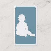 モダンな育児 名刺 (裏面)