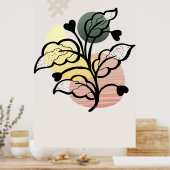 モダンな背景デザイン ポスター (キッチン)