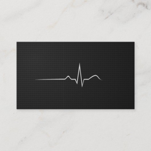 モダンな脈拍No.1 名刺 (正面)
