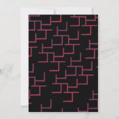 モダンな脱出ゲームパーティーの招待状 招待状 (裏面)