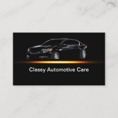 モダンな自動車サービス向けビジネスカード 名刺 (正面)
