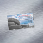 モダンな自動車修理サービス マグネット名刺 (インサイチュ)