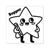 モダンな自己浸透スタースタンプ／先生スタンプ セルフインキングスタンプ (デザイン)