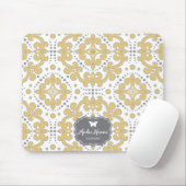 モダンな至福の円形浮彫りのマウスパッド マウスパッド (マウス)