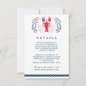 モダンな航海をテーマにした結婚式の詳細 招待状 (正面)