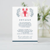 モダンな航海をテーマにした結婚式の詳細 招待状 (スタンド正面)