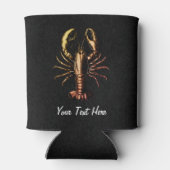 モダンな航海スタイルのヴィンテージ カニ 名入れ 缶クーラー (裏面)