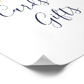 モダンな航海 | タコのカードとギフトのサイン ポスター (角)