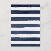 モダンな航海 | ヒトデの結婚式の披露宴 エンクロージャーカード (裏面)