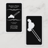 モダンな芝刈り機 名刺 (正面/裏面)