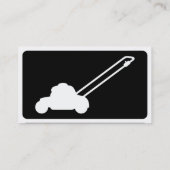 モダンな芝刈り機 名刺 (裏面)