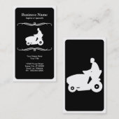 モダンな芝刈り機 名刺 (正面/裏面)