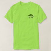 モダンな芝刈り・造園Tシャツ – グリーン グラ Tシャツ (デザイン正面)