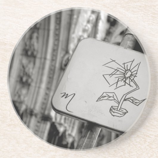 モダンな花のコースター コースター (正面)