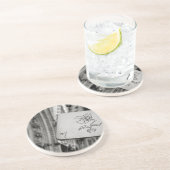 モダンな花のコースター コースター (側面)