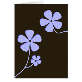 モダンな花のシルエット