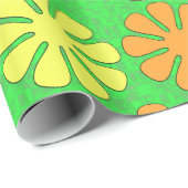 モダンな花のデザイン ラッピングペーパー (ロールコーナー)