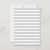 モダンな花のリース 誕生のお知らせ 案内状 (裏面)