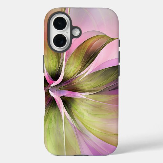 モダンな花の携帯ケース - 花びらがいっぱい Case-Mate iPhoneケース (裏面)