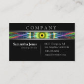 モダンな花の目の曼荼羅 名刺 (裏面)