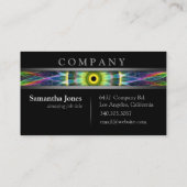 モダンな花の目の曼荼羅 名刺 (裏面)