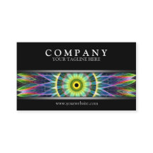 モダンな花の目の曼荼羅