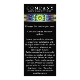 モダンな花の目 ラックカード