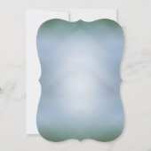 モダンな花の結婚式招待状 招待状 (裏面)