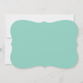 モダンな花の黒板 赤ちゃんシャワー招待状 招待状 (裏面)