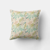 モダンな花パターン クッション (裏面)