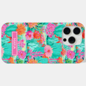 モダンな花咲くサボテンのオーダーメイド Case-Mate iPhoneケース (裏面 (横))