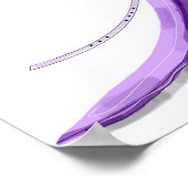 モダンな花嫁のウェルカムメッセージ ポスター (角)