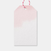 モダンな花嫁のシャワー ギフトタグ (裏面)