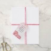 モダンな花嫁のシャワー ギフトタグ (より糸付き)