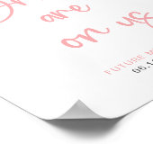 モダンな花嫁のシャワー バー サイン (角)