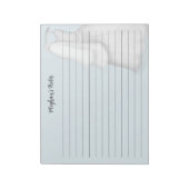 モダンな花嫁のプランナー ピンク ヴィンテージ ウェディングドレス ノートパッド (回転)