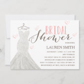 モダンな花嫁|のブライダルシャワーの招待状 招待状 (正面)